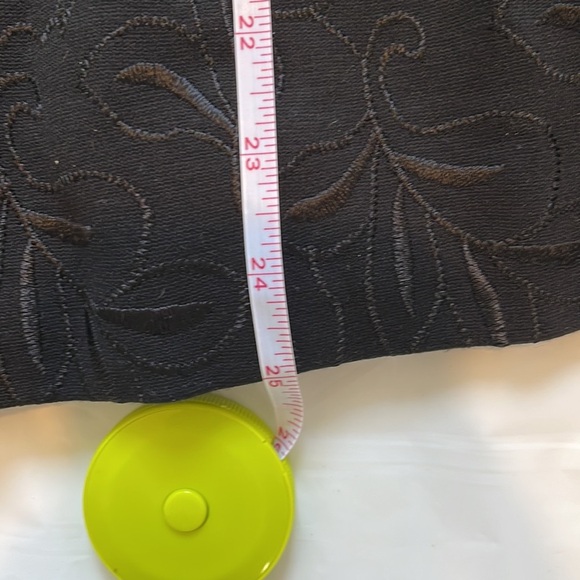 Kate Hill women’s black 3 button blazer with embroiled flower design size 2X - Picture 10 of 12